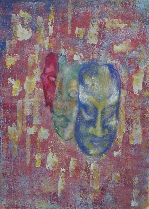 - 1991 Dispersions. Mascarada - emulsion painting, acrylics